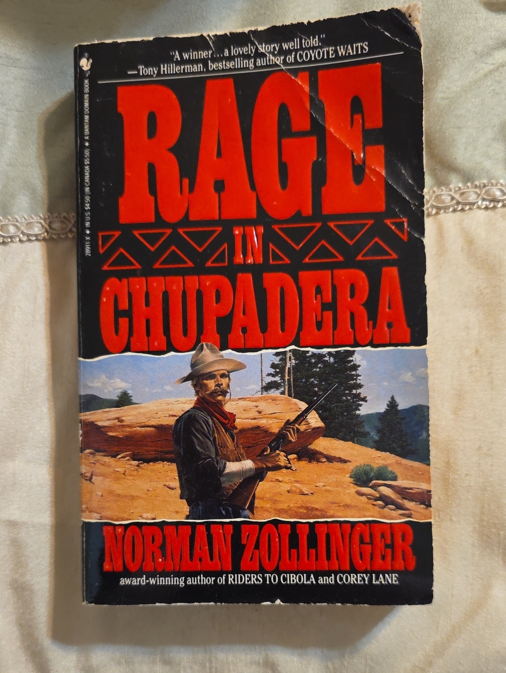Rage in Chupadera by Norman Zollinger - Bold Red & Black Cover